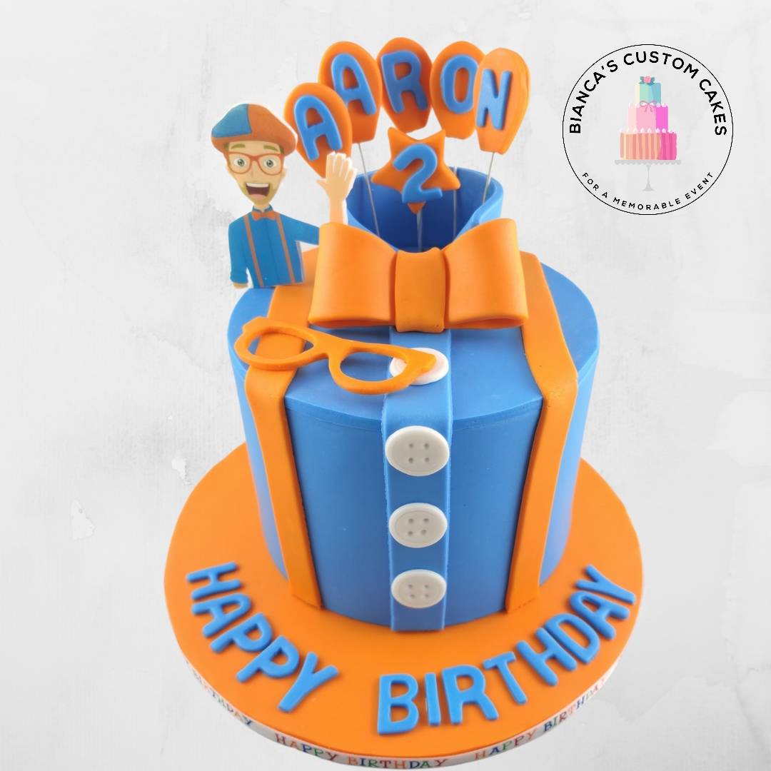 Blippi Birthday Cake | Boy birthday cake, Toddler birthday cakes, Diy birthday  cake